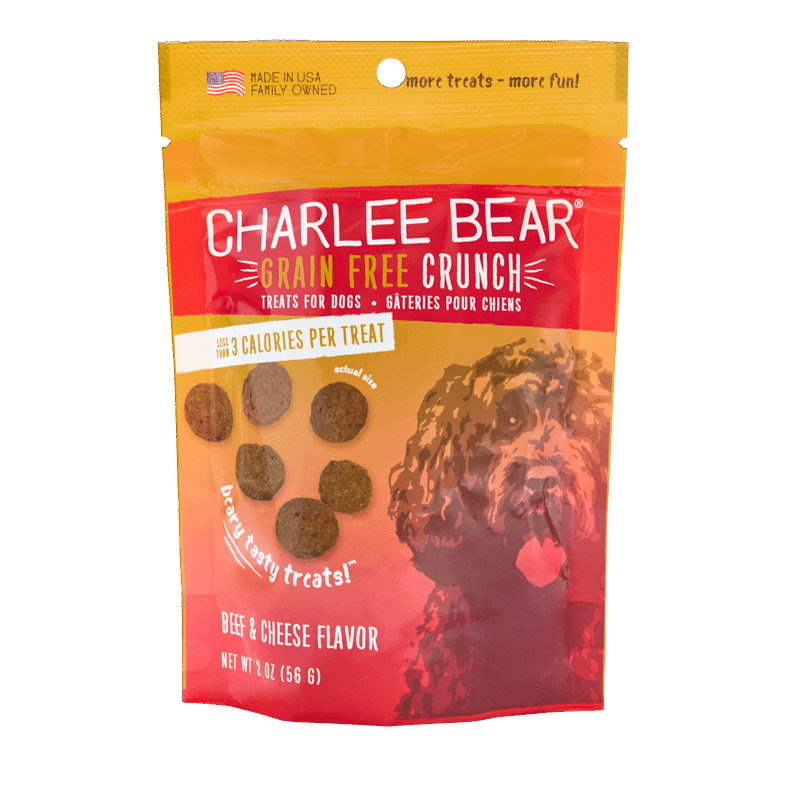 Charlee Bear Beef & Cheese Crunch Dog Treats