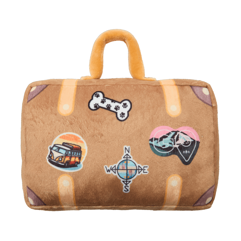 PupBox Travel Suitcase Dog Toy